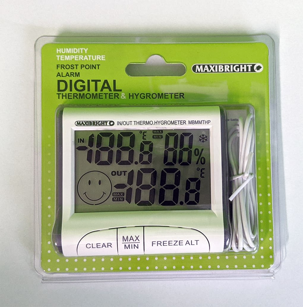 Digital Thermo Hygrometer Growmate, Lye